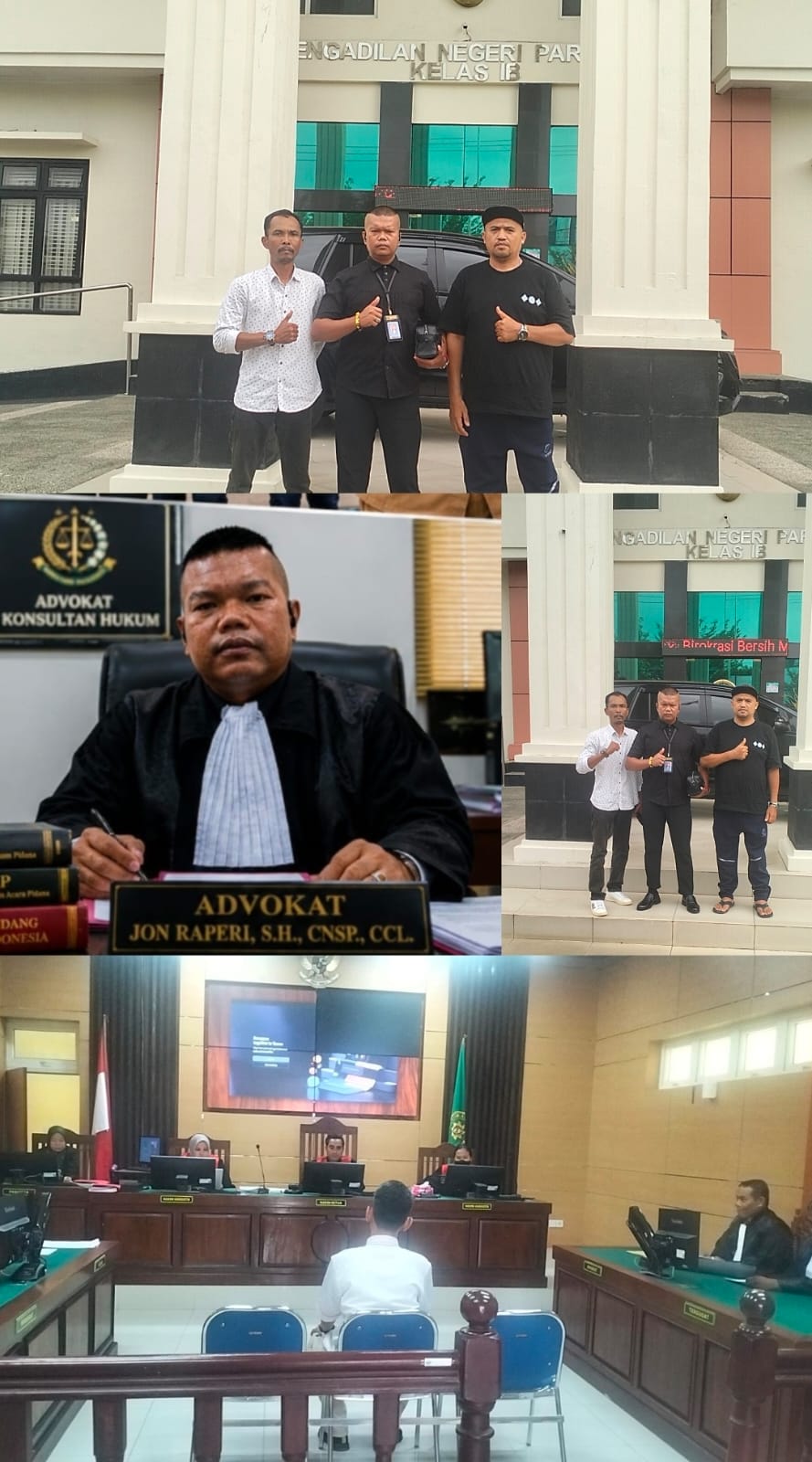 Dari Batam ke Padang Pariaman, Jon Raperi , S.H., C.NSP., C.CL., Tak Gentar Kawal Perkara Azwar hingga Tuntas